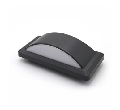 LED ΑΠΛΙΚΑ PC ΟΡΘΟΓΩΝΙΑ UP-DOWN 13W 4000K IP65 ΓΡΑΦΙΤΗΣ