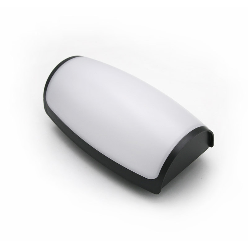 LED ΑΠΛΙΚΑ PC ΟΡΘΟΓΩΝΙΑ ΟΒΑΛ 12W 4000K IP65 ΓΡΑΦΙΤΗΣ