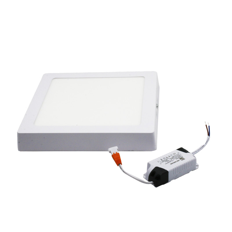 LED ΦΩΤΙΣΤΙΚΟ ΟΡΟΦΗΣ ΑΛΟΥΜΙΝΙΟΥ ΤΕΤΡΑΓΩΝΟ 18W 6300K ΛΕΥΚΟ
