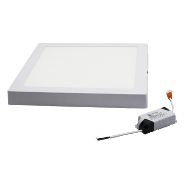 LED ΦΩΤΙΣΤΙΚΟ ΟΡΟΦΗΣ ΑΛΟΥΜΙΝΙΟΥ ΤΕΤΡΑΓΩΝΟ 24W 3000K ΛΕΥΚΟ
