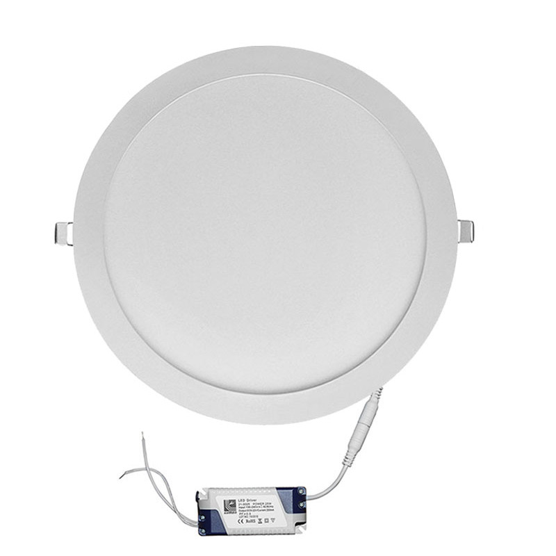 LED ΦΩΤΙΣΤΙΚΟ ΨΕΥΔΟΡΟΦΗΣ ΑΛΟΥΜΙΝΙΟΥ ΣΤΡΟΓΓΥΛ.30W 3000K 120° ΛΕΥΚΟ