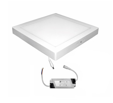 LED ΦΩΤΙΣΤΙΚΟ ΟΡΟΦΗΣ ΑΛΟΥΜΙΝΙΟΥ ΤΕΤΡΑΓΩΝΟ 30W 3000K ΛΕΥΚΟ