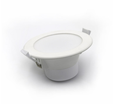 LED ΦΩΤΙΣΤΙΚΟ ΨΕΥΔΟΡΟΦΗΣ ΣΤΡΟΓΓΥΛΟ IP54 10W 4000K 110°ΛΕΥΚΟ