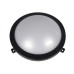 LED ΧΕΛΩΝΑ PC ΣΤΡΟΓΓΥΛΗ Φ210mm 12W 4000K IP54 ΜΑΥΡΗ