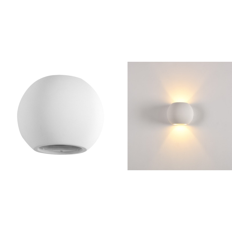 ΑΠΛΙΚΑ ΓΥΨΙΝΗ ΣΦΑΙΡΙΚΗ UP DOWN ΝΤΟΥΙ G9 150*125*130mm(h)