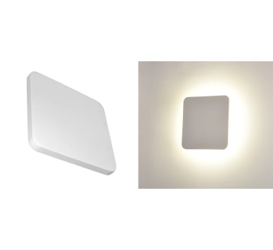 ΑΠΛΙΚΑ ΓΥΨΙΝΗ ΤΕΤΡΑΓΩΝΗ ΕΜΜΕΣΟΥ ΦΩΤΙΣΜΟΥ LED 6W 150x150h:45