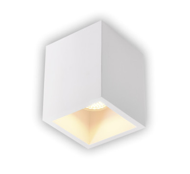 ΣΠΟΤ ΓΥΨΙΝΟ ΟΡΟΦΗΣ ΤΕΤΡΑΓΩΝΟ ΝΤΟΥΙ GU10*1-Max.35W D:140