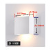 ΣΠΟΤ ΓΥΨΙΝΟ ΟΡΘΟΓΩΝΙΟ UP DOWN G9 max25W 150*70*150(h)