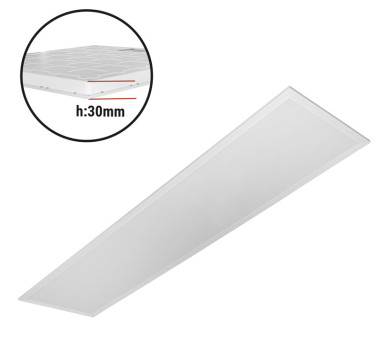 ΦΩΤΙΣΤΙΚΟ ΨΕΥΔΟΡΟΦΗΣ LED PANEL 30x120 40W 4000K ΛΕΥΚΟ BACKLIT