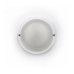 LED ΠΛΑΦΟΝΙΕΡΑ PC ΣΤΡΟΓΓΥΛΗ Φ140mm 8W 4000K IP54 ΛΕΥΚH