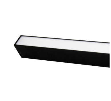 ΦΩΤΙΣΤΙΚΟ LED ΑΛΟΥΜΙΝΙΟΥ ΓΡΑΜΜΙΚΟ ΣΤΕΝΟ 50W 230V 4000K 150cm ΜΑΥΡΟ