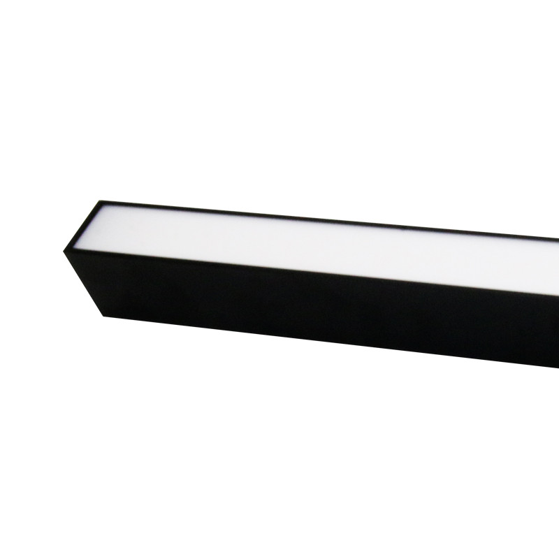 ΦΩΤΙΣΤΙΚΟ LED ΑΛΟΥΜΙΝΙΟΥ ΓΡΑΜΜΙΚΟ ΣΤΕΝΟ 50W 230V 4000K 150cm ΜΑΥΡΟ