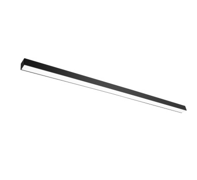 ΦΩΤΙΣΤΙΚΟ LED ΑΛΟΥΜΙΝΙΟΥ ΓΡΑΜΜΙΚΟ ΜΙΝΙ 45W 230V 4000K 150cm ΜΑΥΡΟ