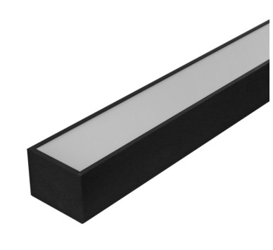 ΦΩΤΙΣΤΙΚΟ LED ΑΛΟΥΜΙΝΙΟΥ ΓΡΑΜΜΙΚΟ 50W 230V 3000K 150cm ΜΑΥΡΟ