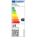 LED ΠΛΑΦΟΝΙΕΡΑ PC ΤΕΤΡΑΓ. ΠΕΡΙΜΕΤ. ΦΩΤΙΣΜΟΥ 15W 4000K IP65 ΛΕΥΚΗ