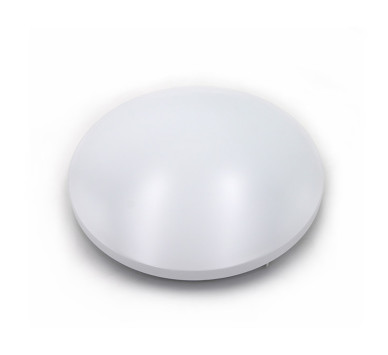 LED ΠΛΑΦΟΝΙΕΡΑ ΜΕΤΑΛΟ+PC ΣΤΡΟΓΓΥΛΗ 24W 4000Κ IP20 ΛΕΥΚΗ