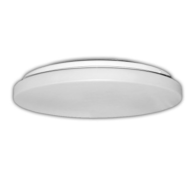 LED ΠΛΑΦΟΝΙΕΡΑ ΜΕΤΑΛΛΟ+PC ΣΤΡΟΓΓΥΛΗ 32W 4000Κ IP20 ΛΕΥΚΗ