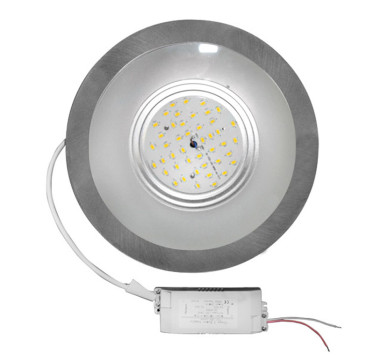 LED ΦΩΤΙΣΤΙΚΟ ΨΕΥΔΟΡΟΦΗΣ ΣΤΡΟΓΓΥΛΟ ΝΤΙΜΑΡΙΖΟΜΕΝΟ 26W 4000K ΣΑΤΙΝΕ