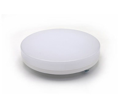 LED ΠΛΑΦΟΝΙΕΡΑ PC ΣΤΡΟΓΓΥΛΗ Φ220mm 14W 4000K IP54 ΛΕΥΚΗ