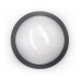 LED ΠΛΑΦΟΝΙΕΡΑ PC ΣΤΡΟΓΓΥΛΗ Φ230mm 18W 4000K IP65 ΓΚΡΙ