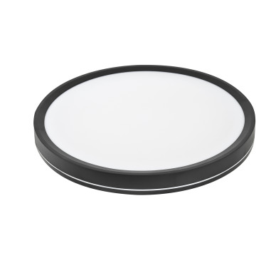 LED ΠΛΑΦΟΝΙΕΡΑ PC SIDELIT 230mm 24W CCT IP40 ΜΑΥΡΗ