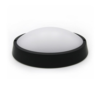 LED ΑΠΛΙΚΑ PC ΕΛΛΕΙΨΟΕΙΔΗΣ 240x163mm 15W 4000K IP65 ΜΑΥΡΗ