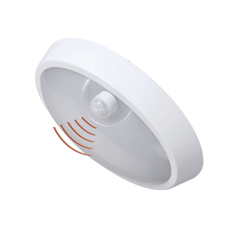 LED ΠΛΑΦΟΝΙΕΡΑ PC ΜΕ ΑΝΙΧEYTH ΚΙΝ.PIR Φ240mm 15W 4000K IP54 ΛΕΥΚΗ