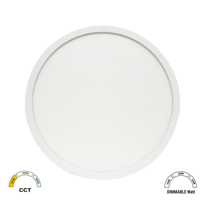 LED ΠΛΑΦΟΝΙΕΡΑ ΣΤΡΟΓ.PC ΜΕ ΑΝΙΧΝ.ΚΙΝ.Φ283mm CCT 16-20-24W IP40 ΛΕΥΚΗ