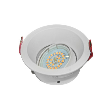 ΣΠΟΤ(WL-33090WH)MR16 ΑΛΟΥΜΙΝ. ΣΤΡΟΓΓΥΛΟ ΒΑΘΥ ΚΙΝΗΤΟ ΛΕΥΚΟ