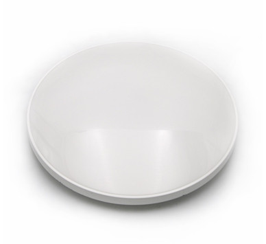 LED ΠΛΑΦΟΝΙΕΡΑ PC ΣΤΡΟΓΓΥΛΗ Φ:370mm 24W 4000K IP44 ΛΕΥΚΗ