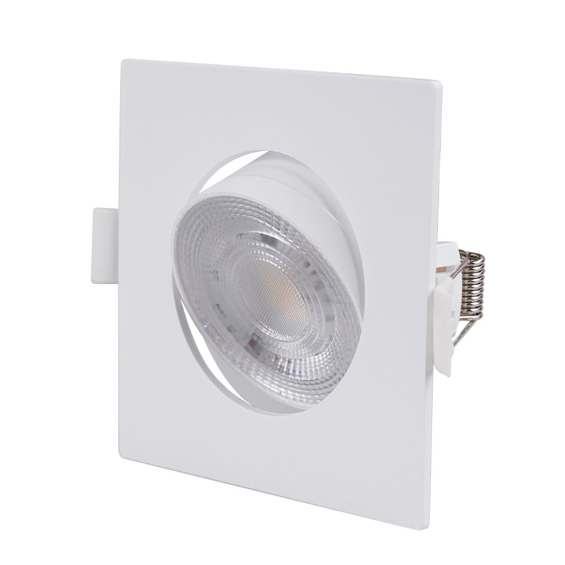 LED ΣΠΟΤ ΨΕΥΔΟΡΟΦΗΣ ΚΙΝΗΤΟ ΤΕΤΡΑΓΩΝΟ 3W/5W/7W CCT 38° ΛΕΥΚΟ