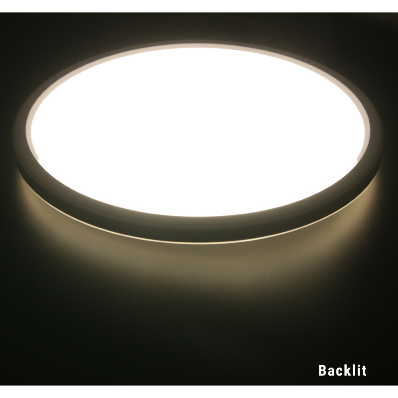 LED ΠΛΑΦΟΝΙΕΡΑ PC BACKLIT 420mm 24W 4000K IP54 ΛΕΥΚΗ