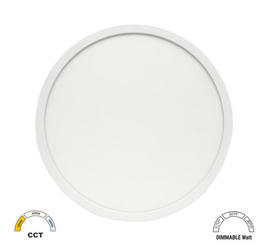 LED ΠΛΑΦΟΝΙΕΡΑ PC Φ483mm CCT 32-36-40W IP40 ΛΕΥΚΗ