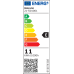 ΓΩΝΙΑ DIMMAB.ΓΙΑ ΦΩΤΙΣΤΙΚΟ ΓΡΑΜΜΙΚΟ ΜΙΝΙ 10.5W 1260LM 3000Κ ΜΑΥΡΗ
