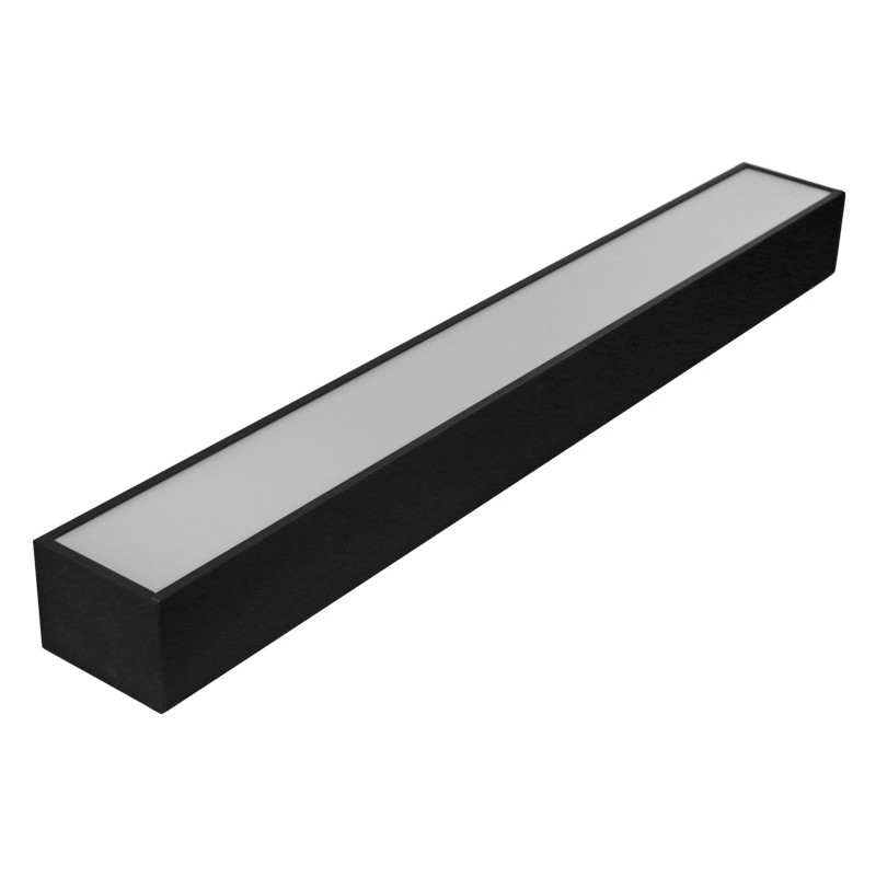 ΦΩΤΙΣΤΙΚΟ LED ΑΛΟΥΜΙΝΙΟΥ ΓΡΑΜΜΙΚΟ 18W 230V 4000K 60cm ΜΑΥΡΟ