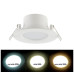 LED ΦΩΤΙΣΤΙΚΟ ΨΕΥΔΟΡΟΦΗΣ ΣΤΡΟΓΓΥΛΟ IP54 6W 3000K 120° ΛΕΥΚΟ