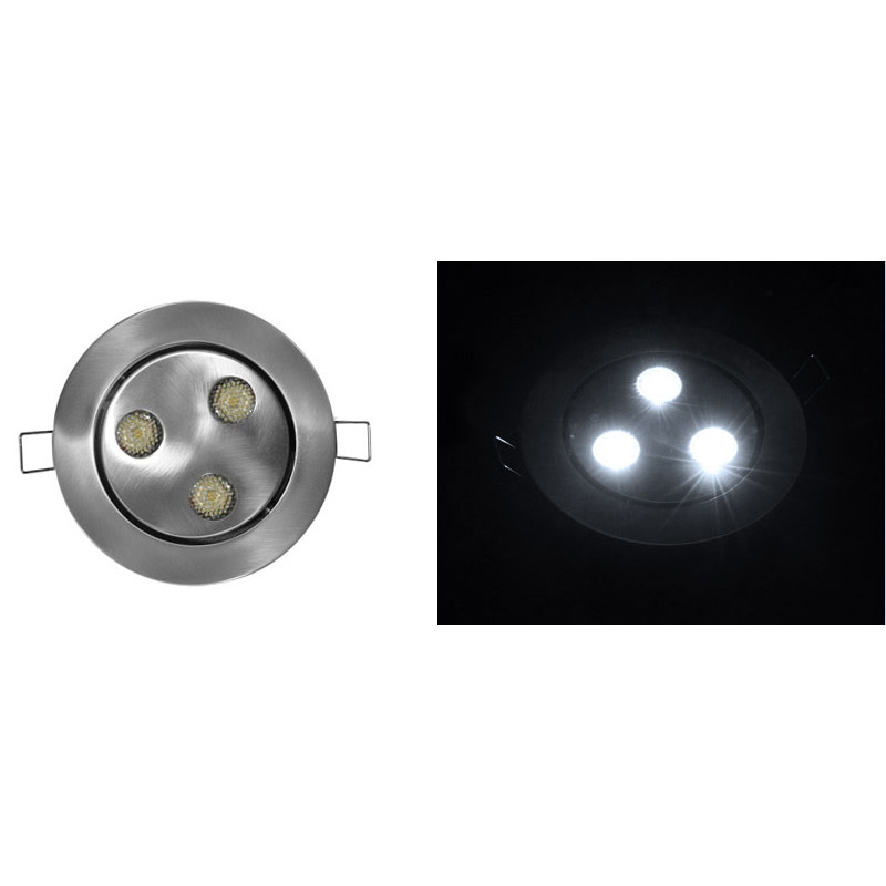 ΣΠΟΤ ΧΩΝΕΥΤ.ΑΛ.ΣΑΤΙΝ.ΚΙΝΗT.20° LED ΙΣΧΥΟΣ 3x3W 18° ΨΥΧΡΟ