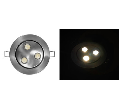ΦΩΤΙΣΤΙΚΟ ΑΛΟΥΜ. ΧΩΝ ΚΙΝΗΤΟ ΜΕ LED ΙΣΧΥΟΣ 3x3W 30° ΧΩΡΙΣ ΤΡΟΦ ΘΕΡΜΟ