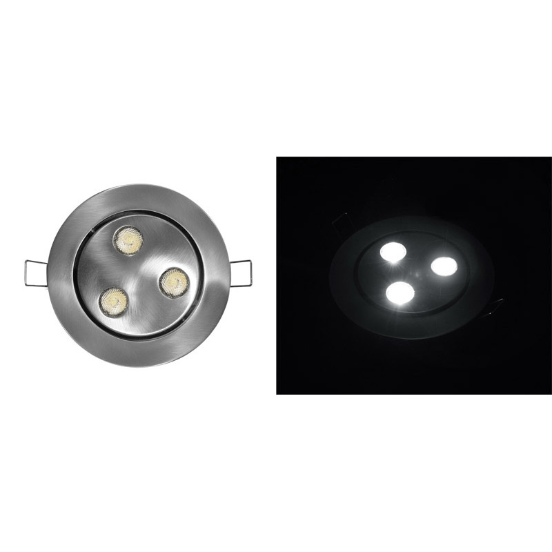 ΦΩΤΙΣΤΙΚΟ ΑΛΟΥΜ. ΧΩΝ ΚΙΝΗTΟ ΜΕ LED ΙΣΧΥΟΣ 3x3W 30° ΧΩΡΙΣ ΤΡΟΦ ΨΥΧΡΟ