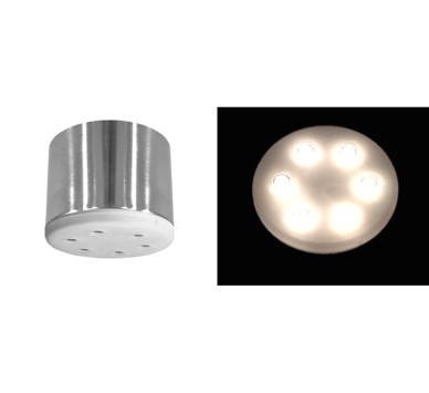 ΣΠΟΤ ΕΞΩΤΕΡ. ΣΑΤΙΝΕ LED ΙΣΧΥΟΣ 6x3W ΜΕ ΤΡΟΦΟΔΟΤΙΚΟ 6x3W 18° ΘΕΡ