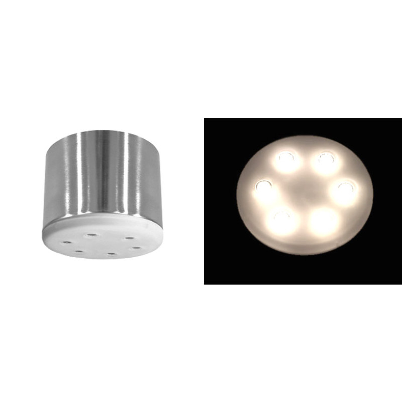ΣΠΟΤ ΕΞΩΤΕΡ. ΣΑΤΙΝΕ LED ΙΣΧΥΟΣ 6x3W ΜΕ ΤΡΟΦΟΔΟΤΙΚΟ 6x3W 18° ΘΕΡ