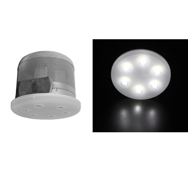 ΣΠΟΤ ΧΩΝΕΥΤΟ ΣΑΤΙΝΕ LED ΙΣΧΥΟΣ ΜΕ ΤΡΟΦΟΔΟΤΙΚΟ 6x3W 45° ΨΥΧΡ