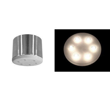 ΣΠΟΤ ΕΞΩΤΕΡ ΣΑΤΙΝΕ LED ΙΣΧΥΟΣ ΜΕ ΤΡΟΦΟΔΟΤΙΚΟ 6x3W 45° ΘΕΡΜΟ