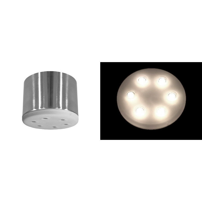 ΣΠΟΤ ΕΞΩΤΕΡ ΣΑΤΙΝΕ LED ΙΣΧΥΟΣ ΜΕ ΤΡΟΦΟΔΟΤΙΚΟ 6x3W 45° ΘΕΡΜΟ