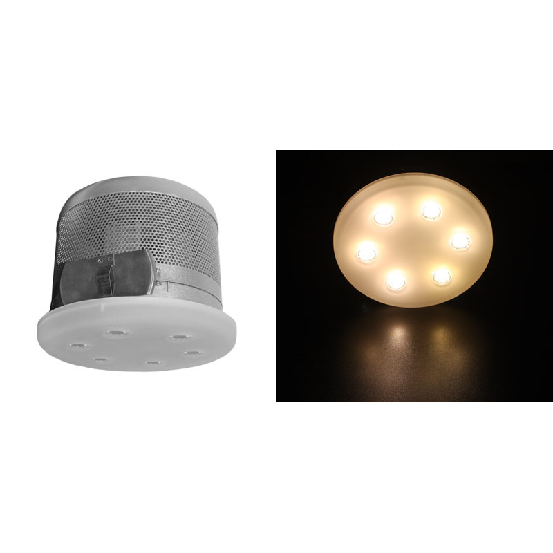 ΦΩΤΙΣΤ.ΓΥΑΛΙ ΟΠΑΛΙΝΑ ΧΩΝΕΥΤΟ LED ΙΣΧΥΟΣ 6x3W 90° ΧΩΡΙΣ ΤΡΟΦ ΘΕΡΜΟ