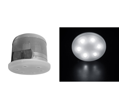 ΦΩΤΙΣΤ.ΓΥΑΛΙ ΟΠΑΛΙΝΑ ΧΩΝΕΥΤΟ LED ΙΣΧΥΟΣ 6x3W 90° ΧΩΡΙΣ ΤΡΟΦ ΨΥΧΡΟ