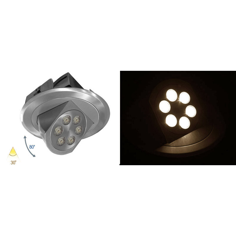 ΦΩΤΙΣΤ.ΑΛ.ΧΩΝΕΥΤΟ ΚΙΝΗΤΟ ΜΕ LED ΙΣΧΥΟΣ 6x3W 30° ΧΩΡΙΣ ΤΡΟΦ.ΘΕΡΜΟ
