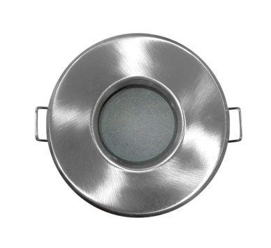 ΣΠΟΤ MR16/GU10 ΑΛΟΥΜINIOY ΣΤΡΟΓΓΥΛΟ ΣΤΑΘΕΡΟ 12V IP65 ΣΑΤΙΝΕ