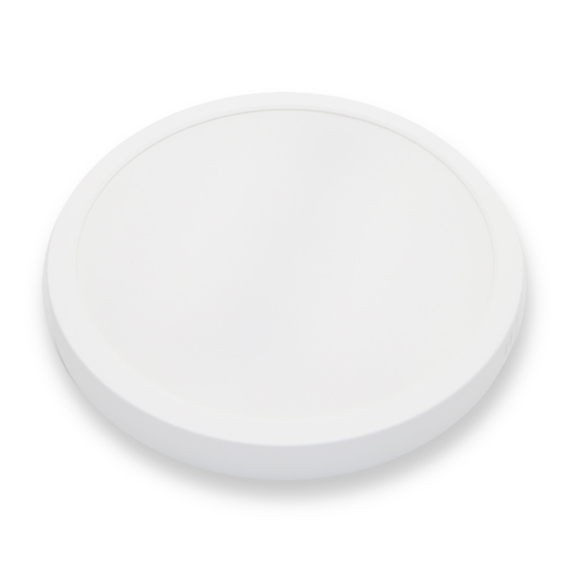LED ΦΩΤΙΣΤΙΚΟ ΟΡΟΦΗΣ PP ΣΤΡΟΓΓΥΛΟ ΠΛΗΡΕΣ 18W 4000K ΛΕΥΚΟ