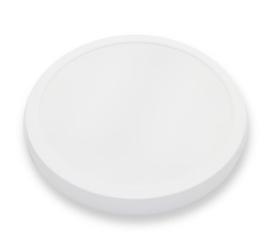 LED ΦΩΤΙΣΤΙΚΟ ΟΡΟΦΗΣ PP ΣΤΡΟΓΓΥΛΟ ΠΛΗΡΕΣ 24W 4000K ΛΕΥΚΟ